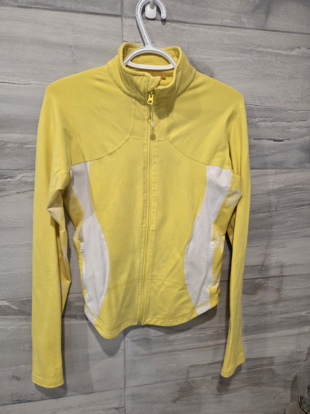 Lululemon Yellow Full Zip Running Jacket Women's Size 10